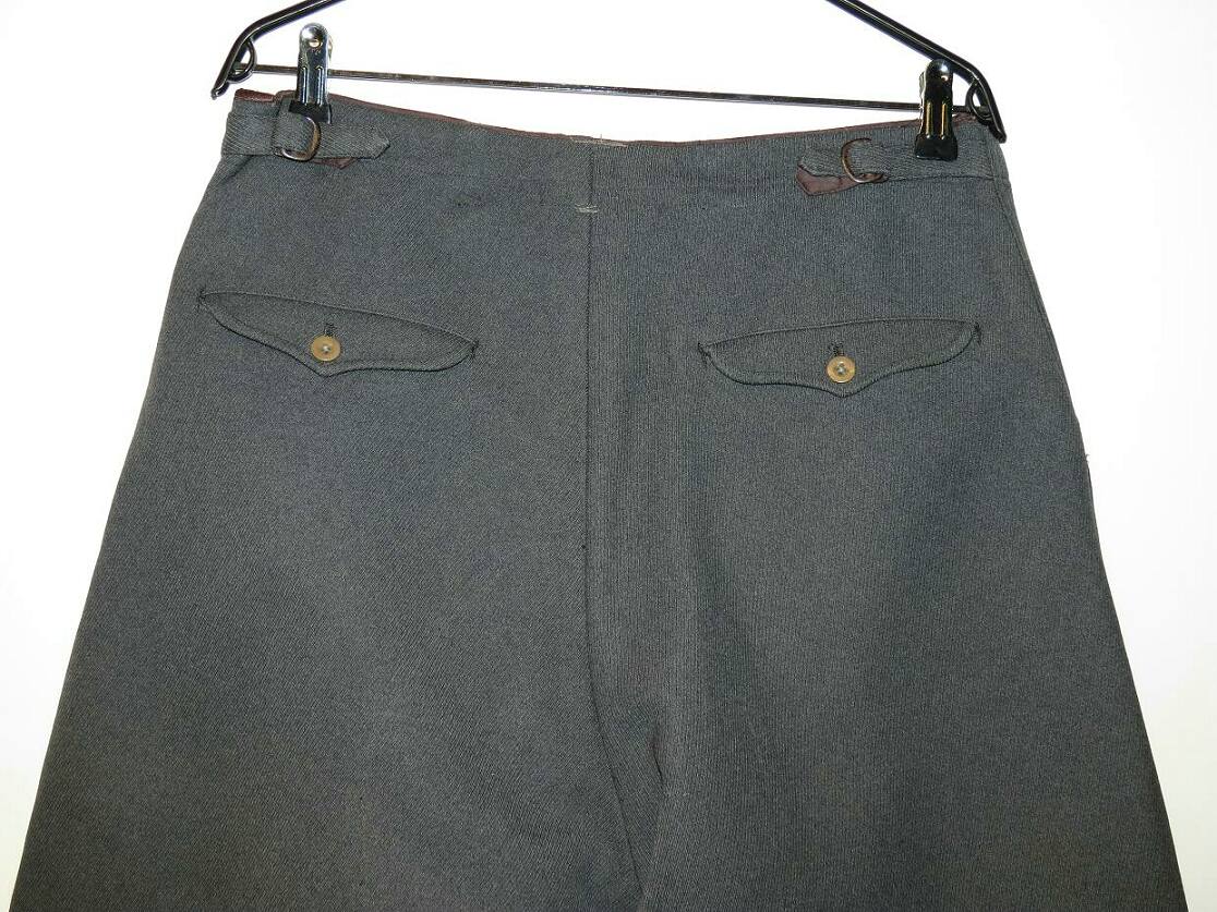 Wehrmacht Heer or Waffen SS stone grey breeches- Pants & Breeches