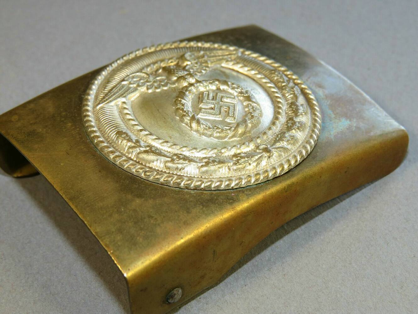 Sa Sturmabteilungen Enlisted Man's Belt Buckle, Rolling Swastika- Belts 