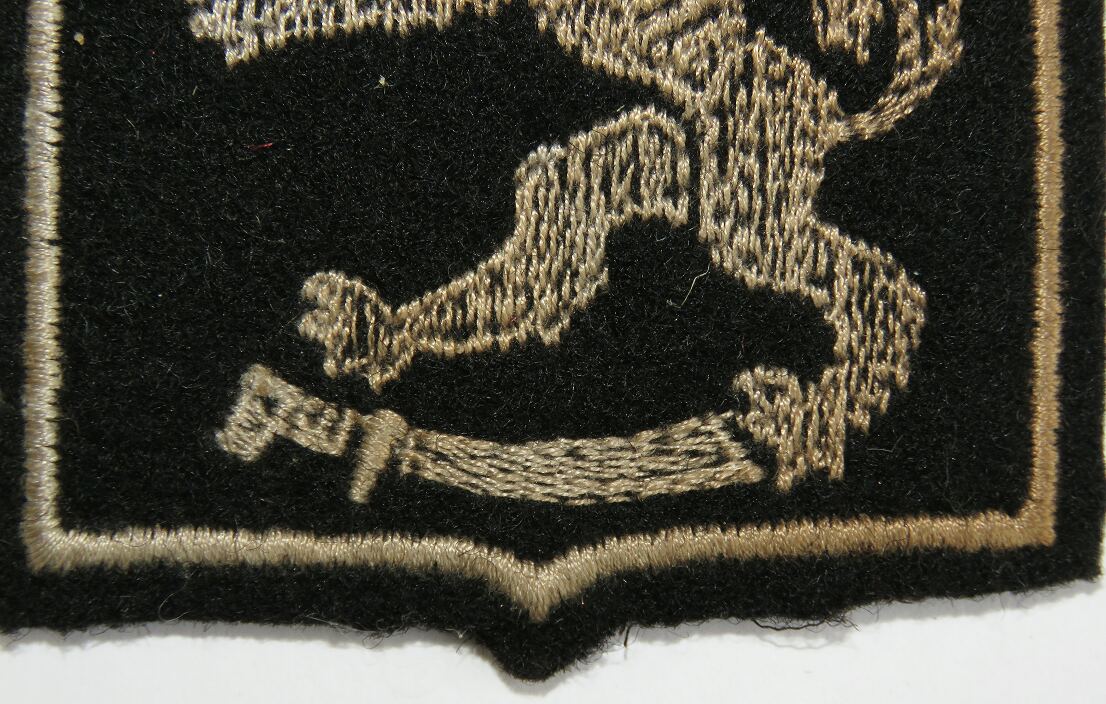 Sleeve patch of a Finnish volunteer in the Waffen-SS, Dachau made