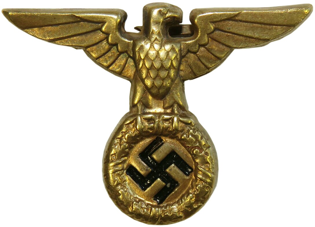 1927 model NSDAP eagle for SA and SS. Brass. Excellent condition ...