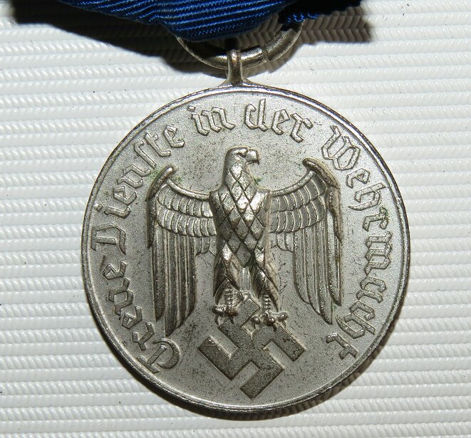 4 years faithful service in the Wehrmacht medal. Wehrmacht ...