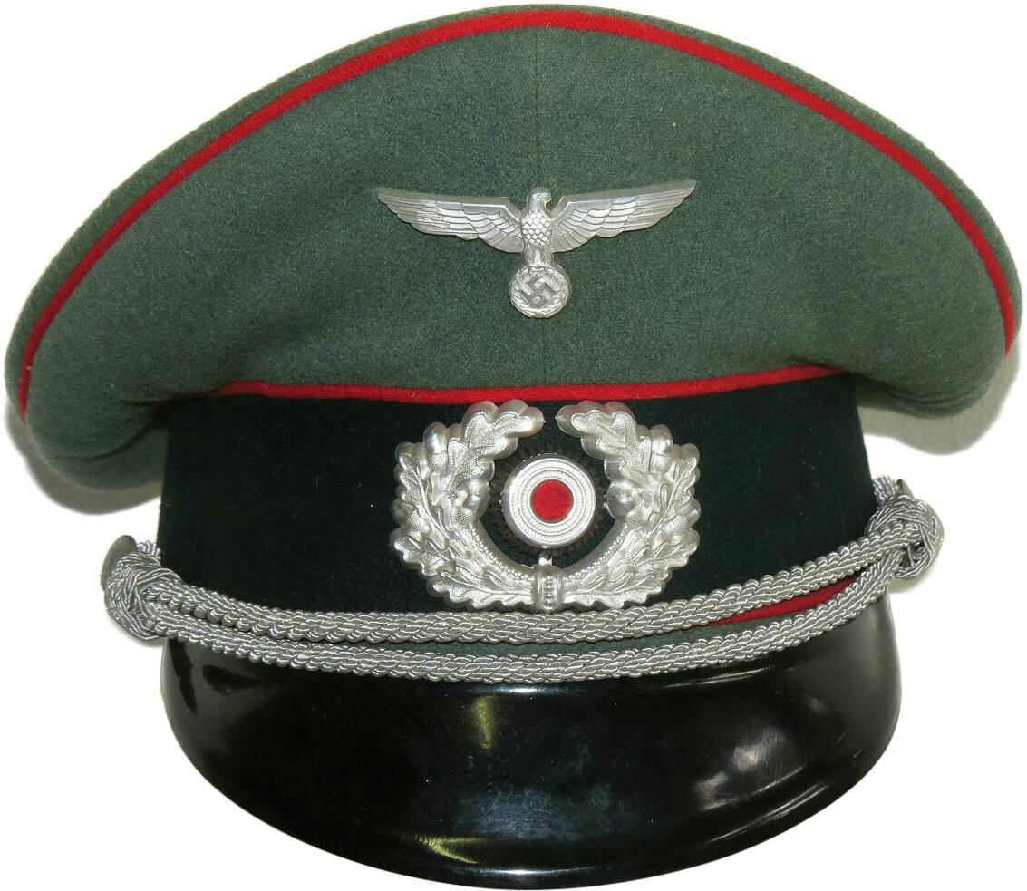 Wehrmacht Heer Artillery officers visor hat.- Visor Hats