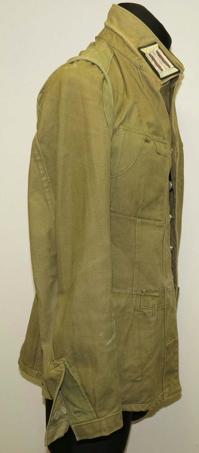 Wehrmacht Heer DAK Panzer Tropical Feldbluse M 40, tunic and breeches- Heer