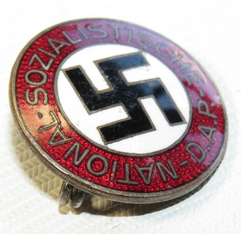 NSDAP party member pin, transitional type, pre 