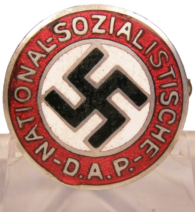 18 mm NSDAP member badge RZM22-Johann Dittrich