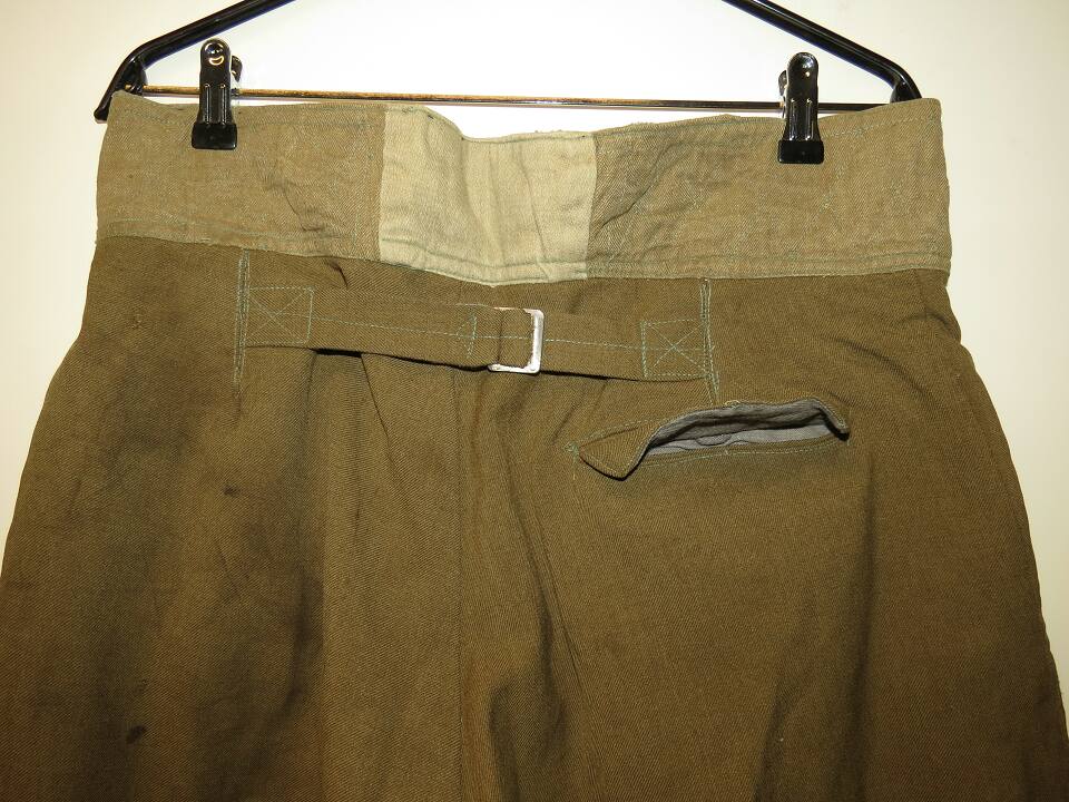 RKKA combat breeches M 35 made from Canadian WW1 wool.- Trousers & Breeches