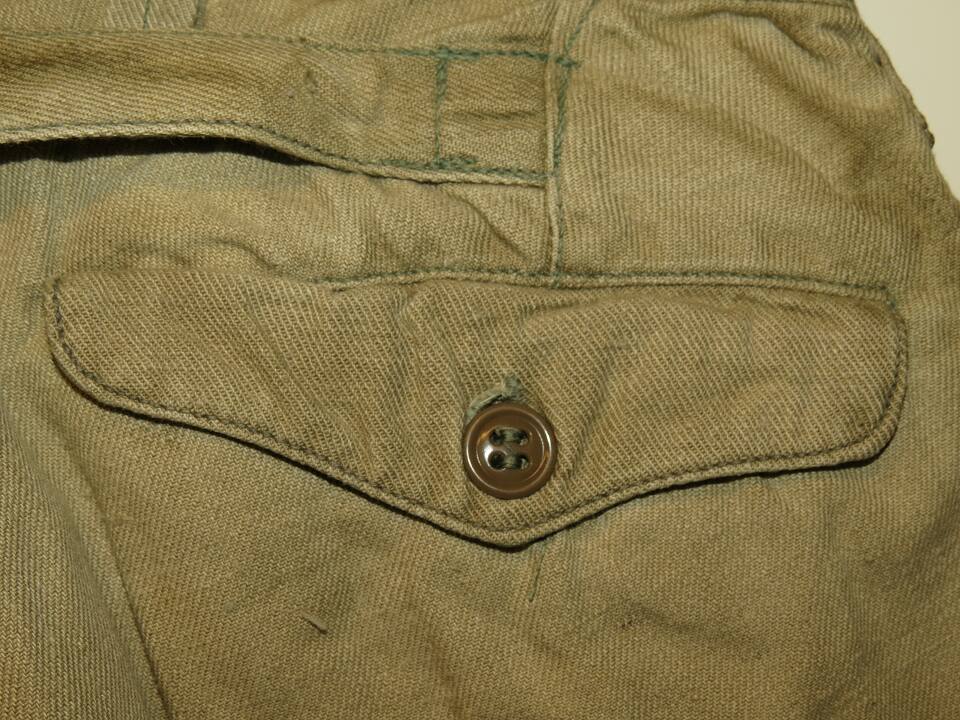 WW2 soviet Russian breeches, cotton, dated 1944!- Trousers & Breeches