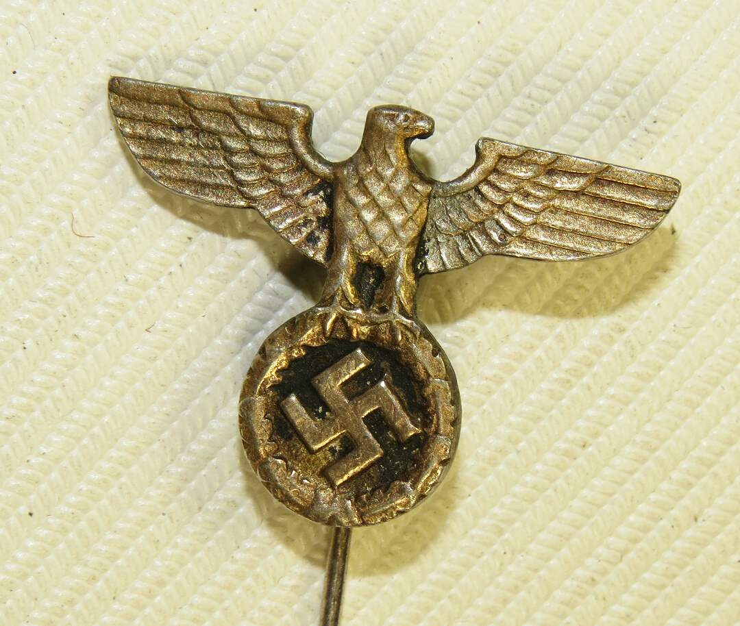 NSDAP Nationalsozialistische Deutsche Arbeiterpartei, lapel service pin ...