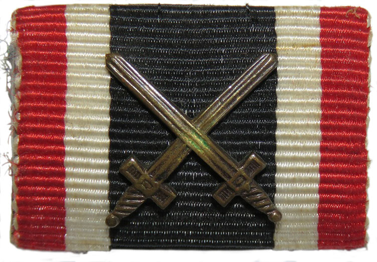 Ribbon bar for the 1939 war merit cross with swords