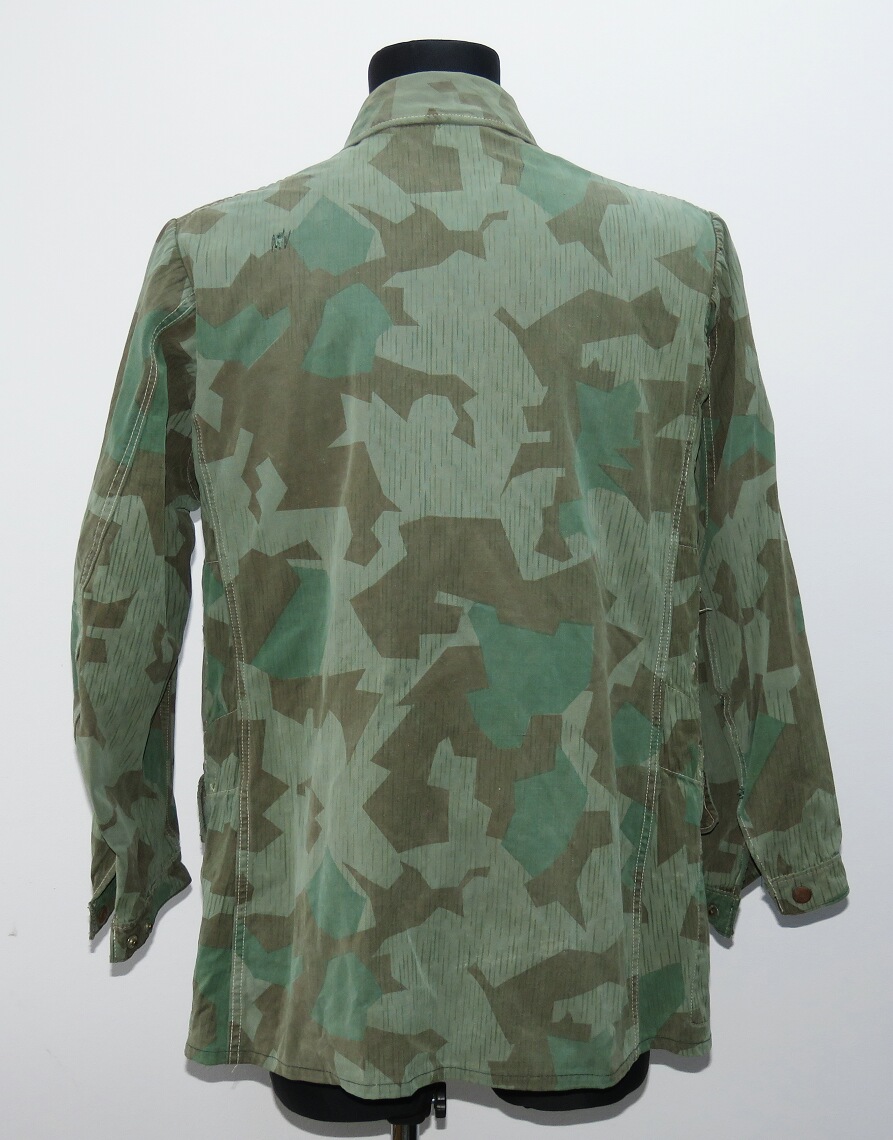 Luftwaffe Felddivisions smock- camouflage, Grünmeliert cloth