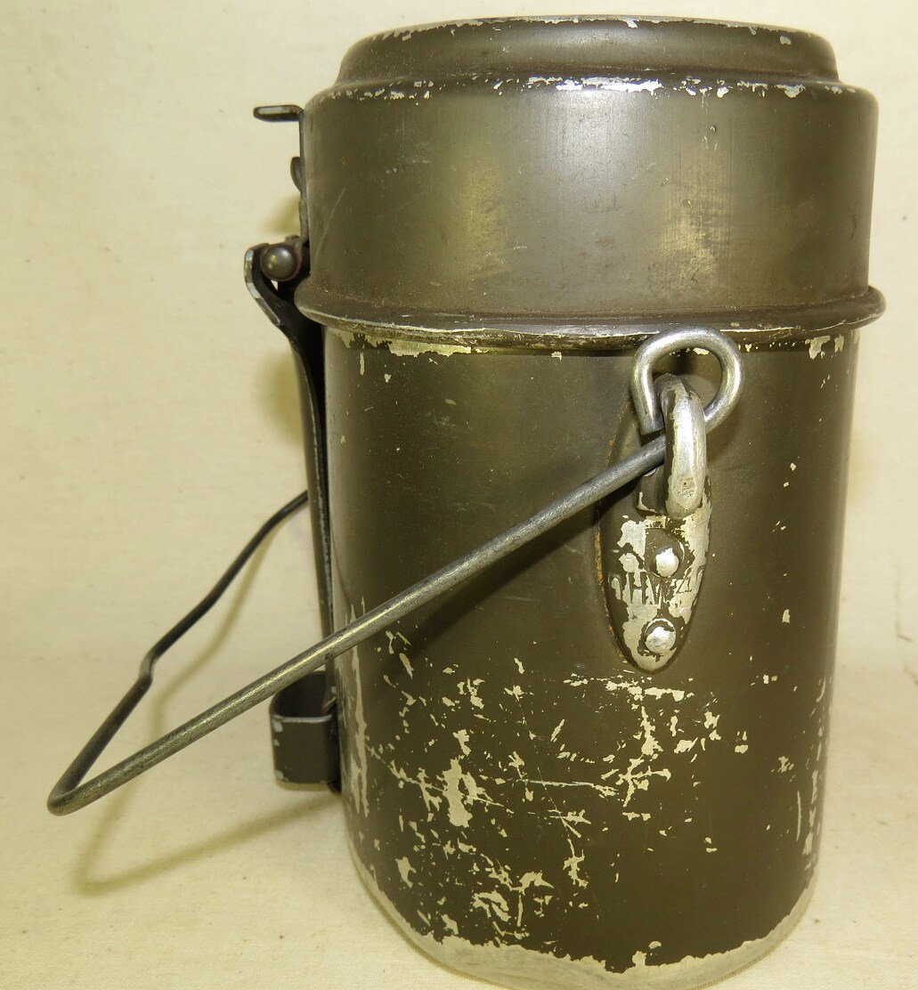 WW2 German messkit. Heer or Waffen SS- Canteens & Mess Kits