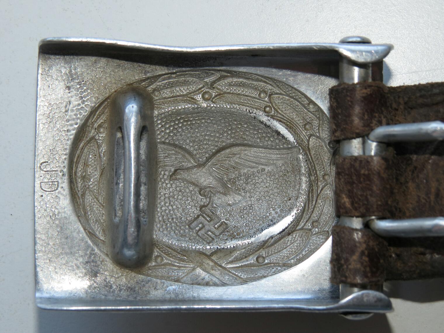 Luftwaffe buckle, J.D, J.Deutschbein, LGN Abt 17, 1938.