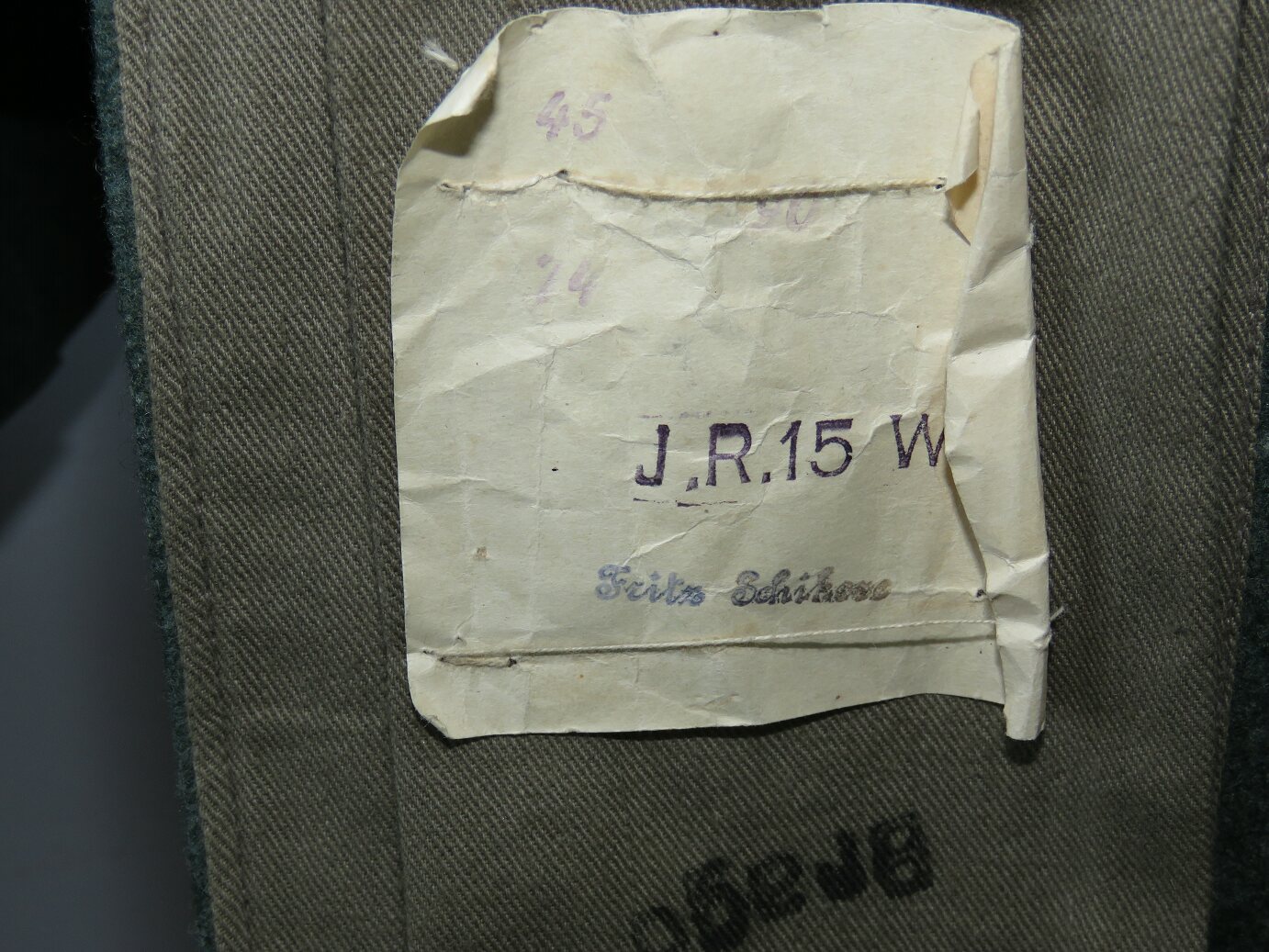 Wehrmacht infantry tunic, 1936 pattern, Brago 1938