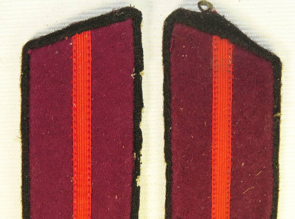 Infantry M 40 Soviet /Red Army NCOs collar tabs for gymnasterka ...