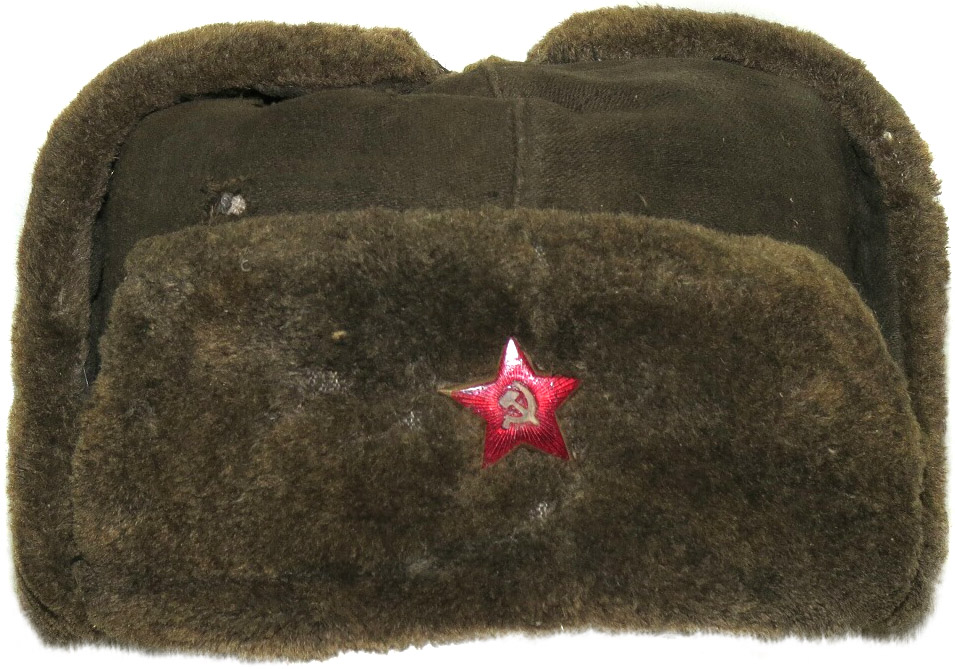 M 40 winter hat of Red Army- Ushanka