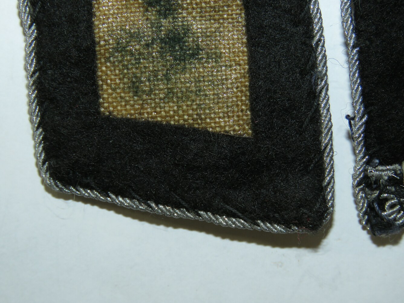 Waffen-SS commander with the rank of SS-Obersturmführer collar tabs