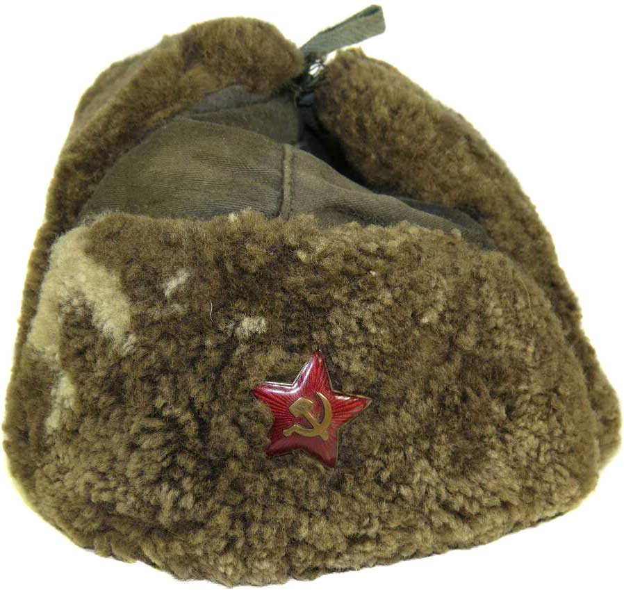 Red Army/RKKA. Soviet winter hat Ushanka- Headgear