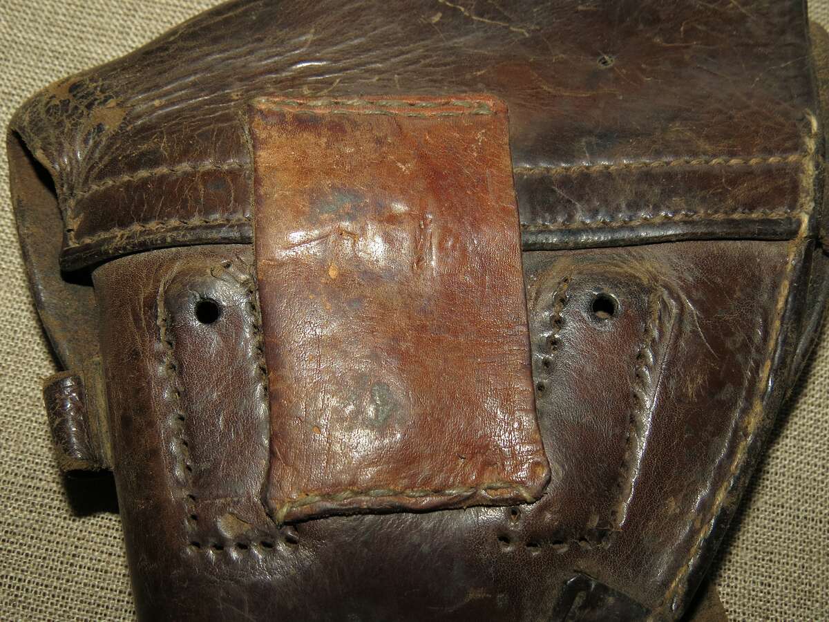 Soviet pre war holster, re-issued by German soldier- Pouches & Holsters