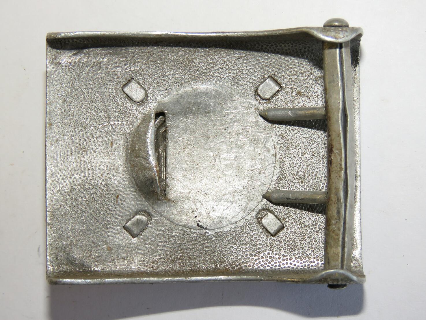 Aluminum buckle, Wehrmacht with a separate medallion