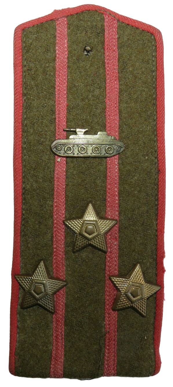 Shoulder board of Colonel, Red Army Armored Troops M1943