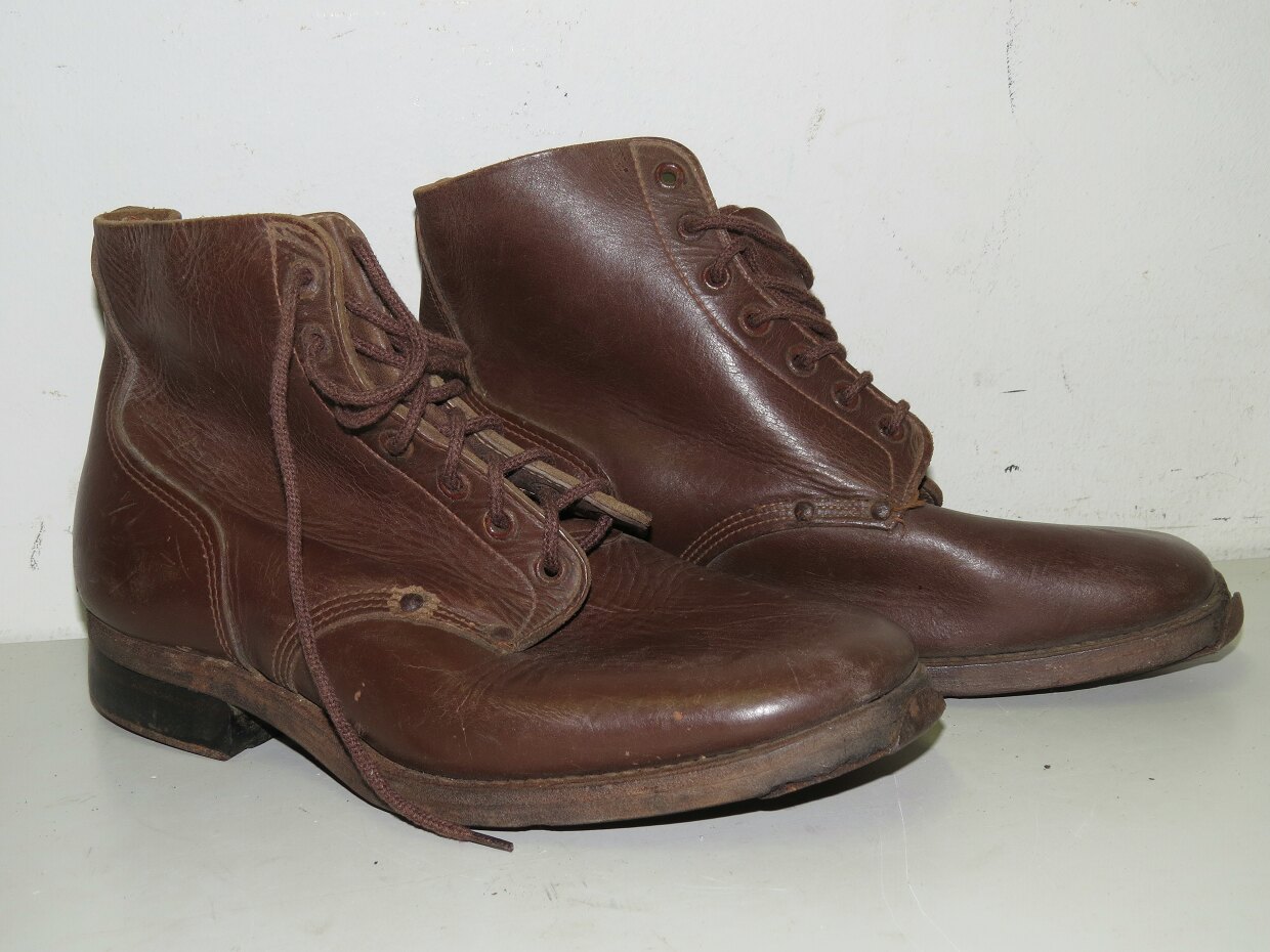 RKKA boots made in the USA under Lend-Lease