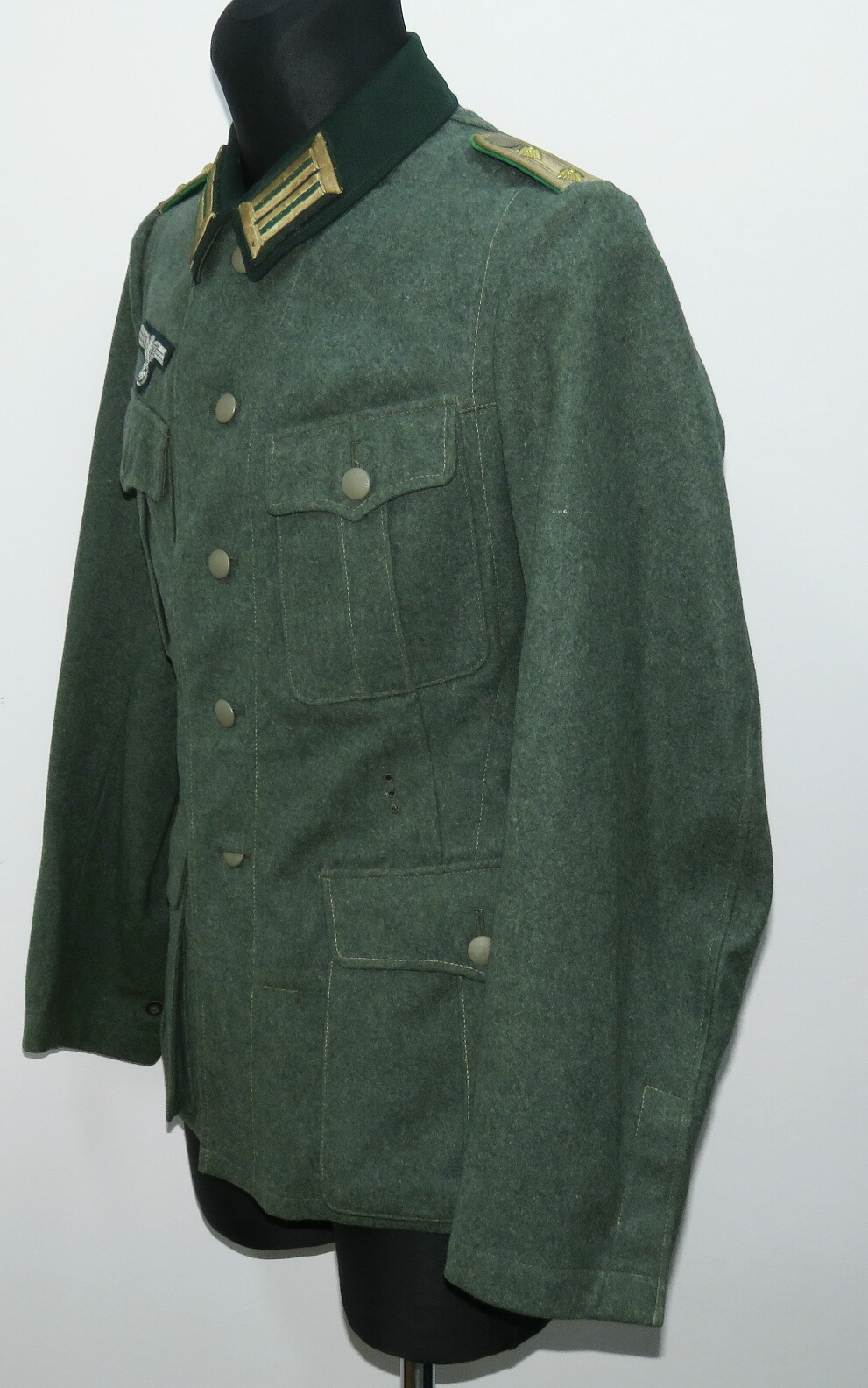 Wehrmacht Gebirgsjager M36 Field Tuniek, in de rang van Hauptmann