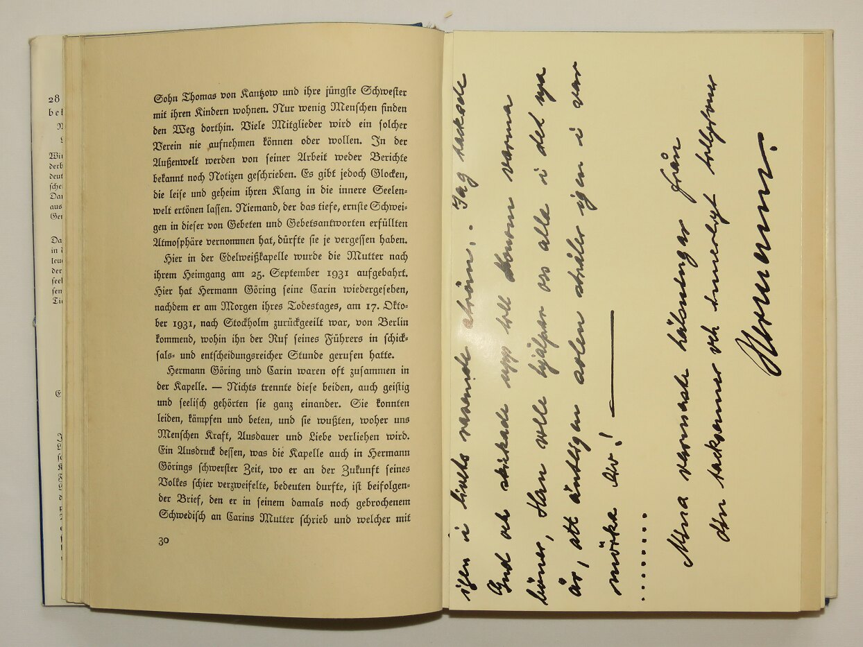 Il libro su Hermann Goerings moglie- 