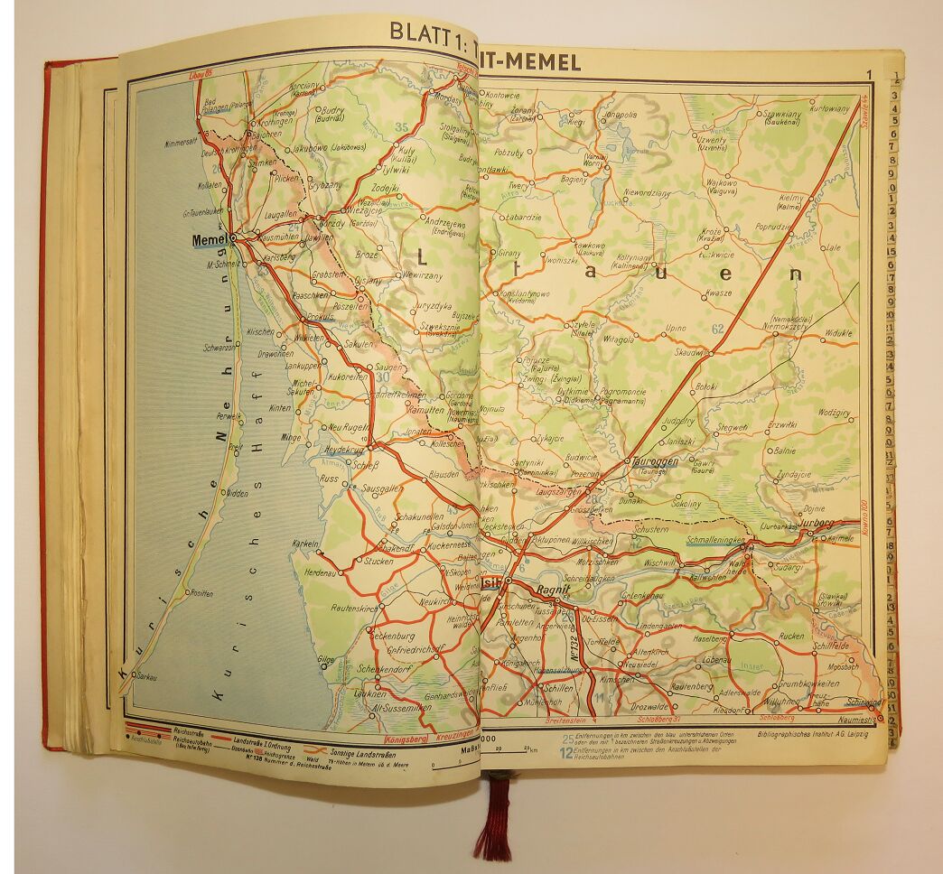 V.B. Straßen-Atlas Von Deutschland, 1938, Straßen Und Autobahnatlas