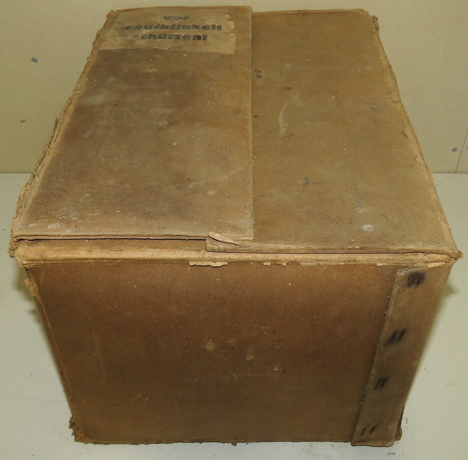 Cardboard package for 10 cans of German tinned bread for the Wehrmacht ...