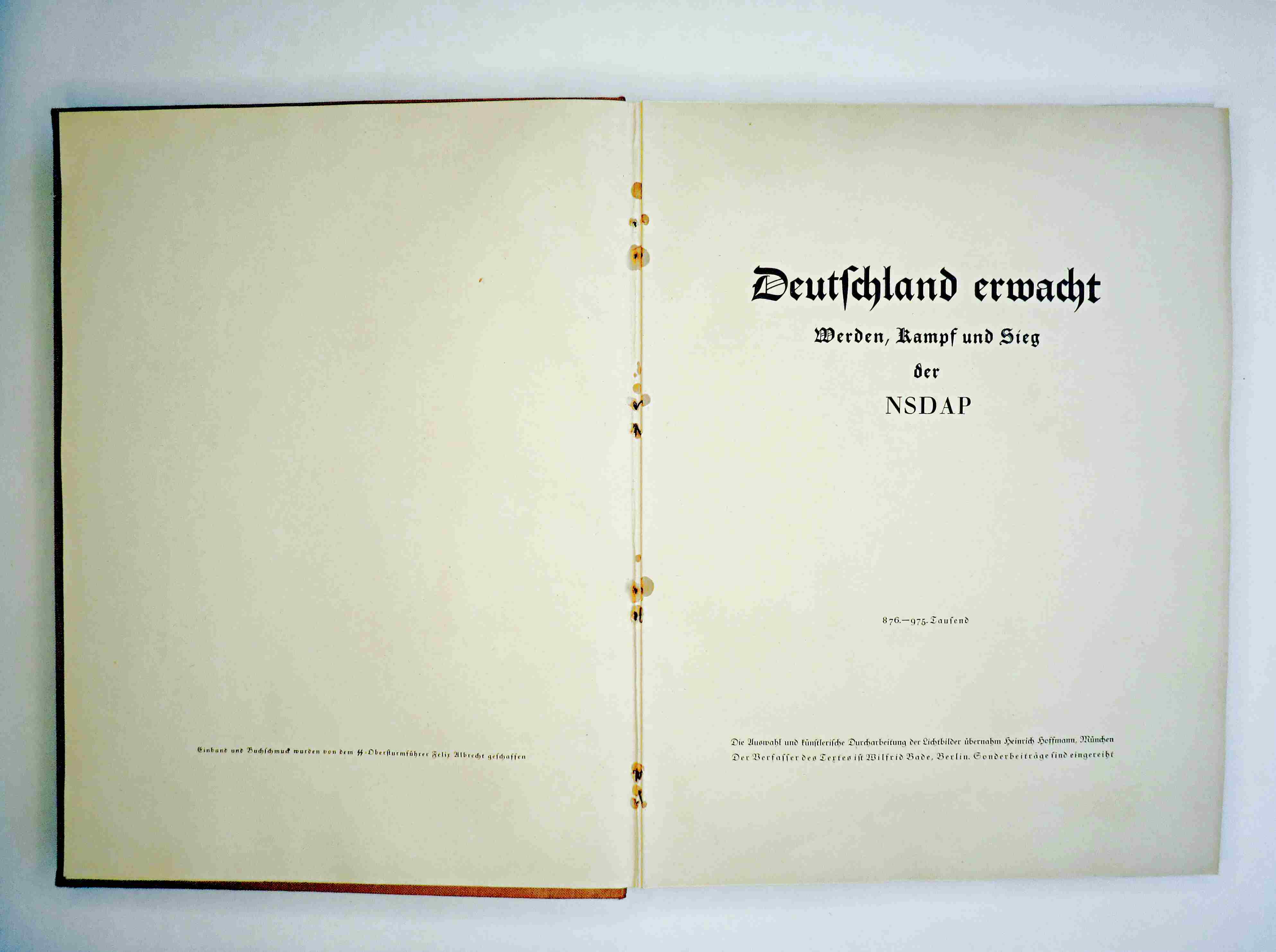 The photobook about the NSDAP History and Hitler's power- 1933