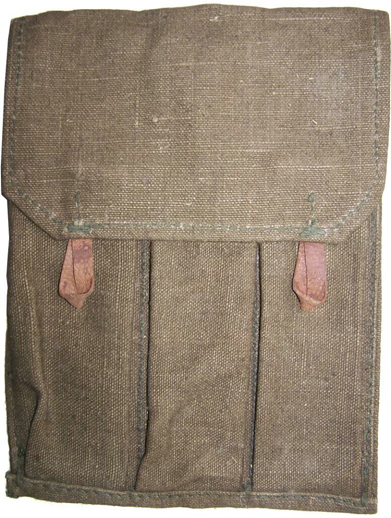 WW2 pattern ammo pouch for 3 PPS magazines.- Ammopouches & Holsters