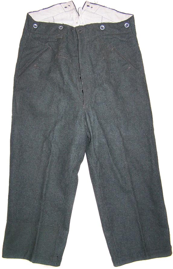 German M 40 Wehrmacht Heer field trousers- Heer